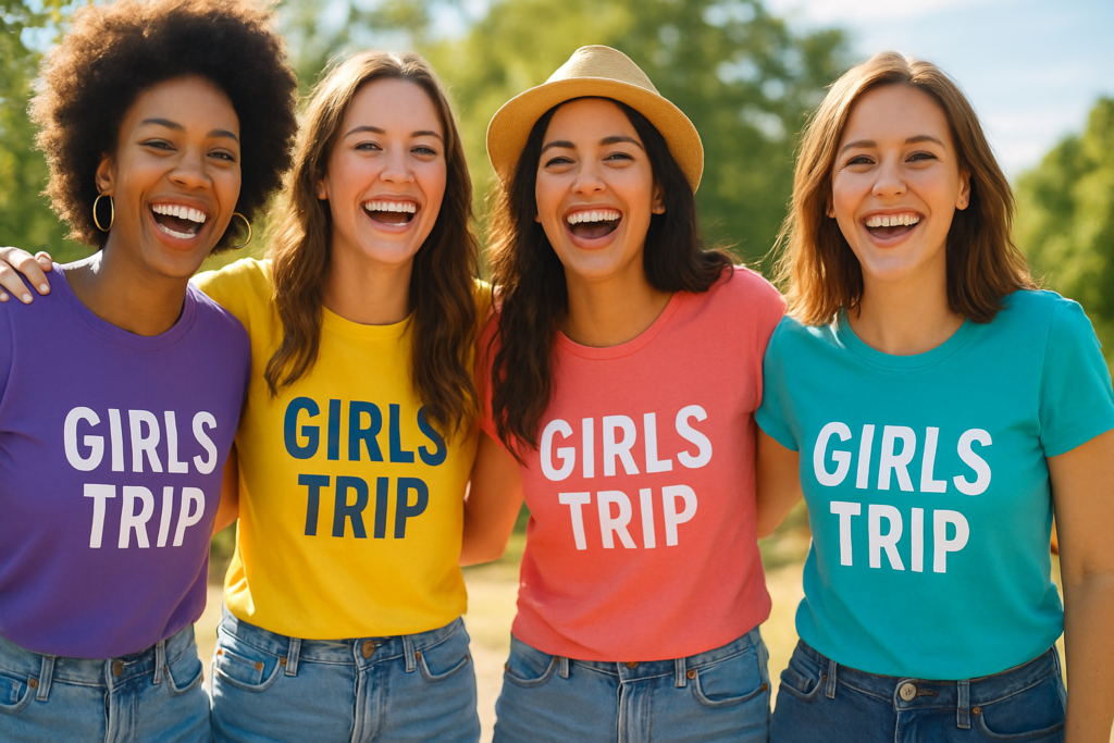 Custom Girls Trip T-Shirts: Creating Personalized Memories