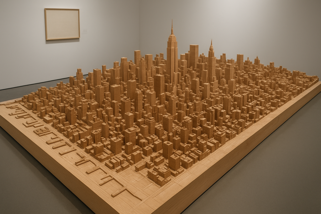 miniature NYC model - Discover the Intricate Handmade Miniature Model of New York City