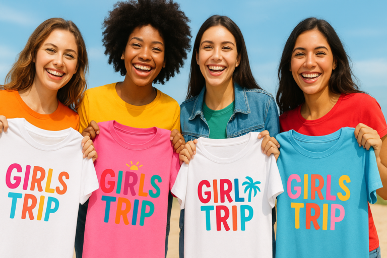 How to Design Your Own Girls Trip T-Shirt: Tips and Inspiration