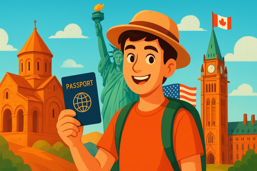 Navigating the Visa Process: A Step-by-Step Guide for Travelers to Armenia, USA, and Canada