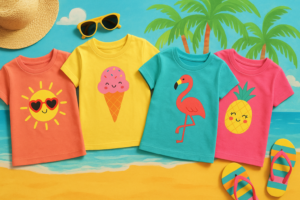 Popular Colors and Graphics for Girls Vacation T-Shirts This Year