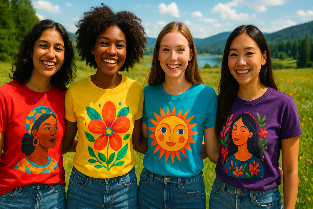 Collaborating with Local Artists for Unique Girls Trip T-Shirt Designs