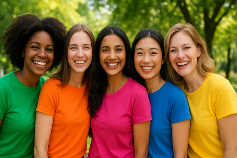 Maximize Group Photos with Matching or Coordinated Girls Trip Shirts